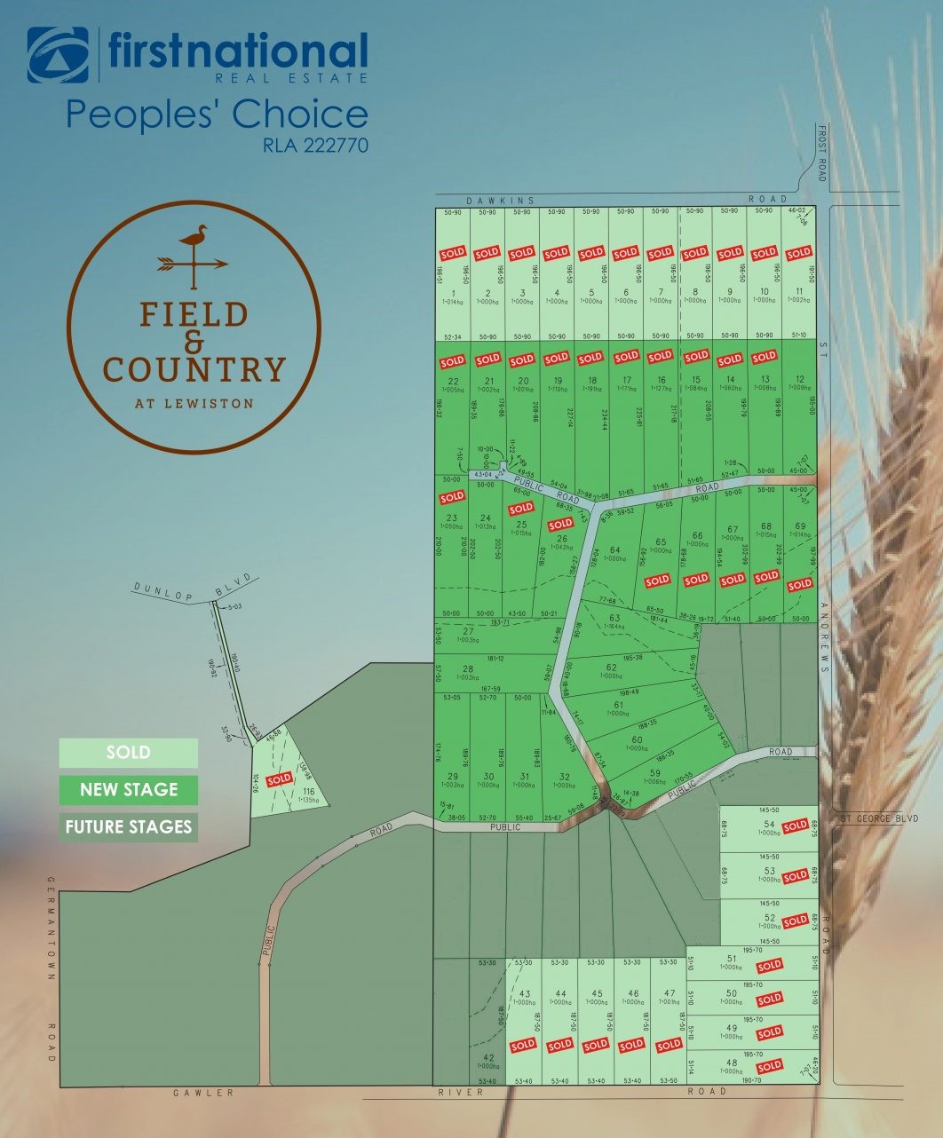[Land for Sale] Field and Country Estate, Lewiston OpenLot